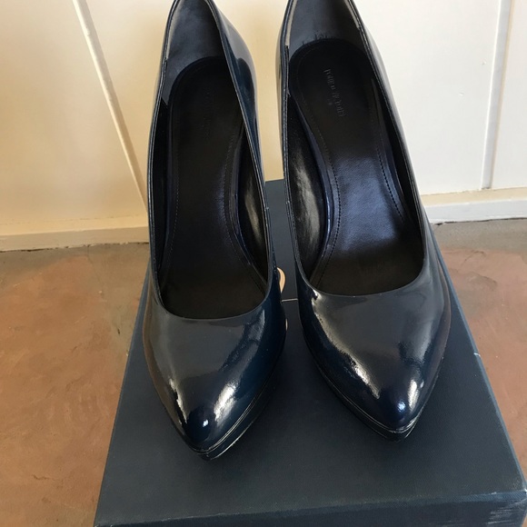 Pour La Victoire Porshia platform Navy pumps - Picture 2 of 6